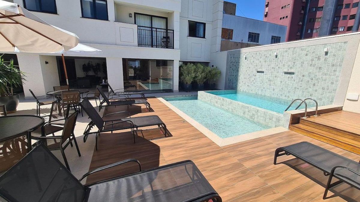 Lindíssimo apt no último andar no CENTRO de FOZ com vista INCRÍVEL Apartamento Foz do Iguaçu Exterior foto