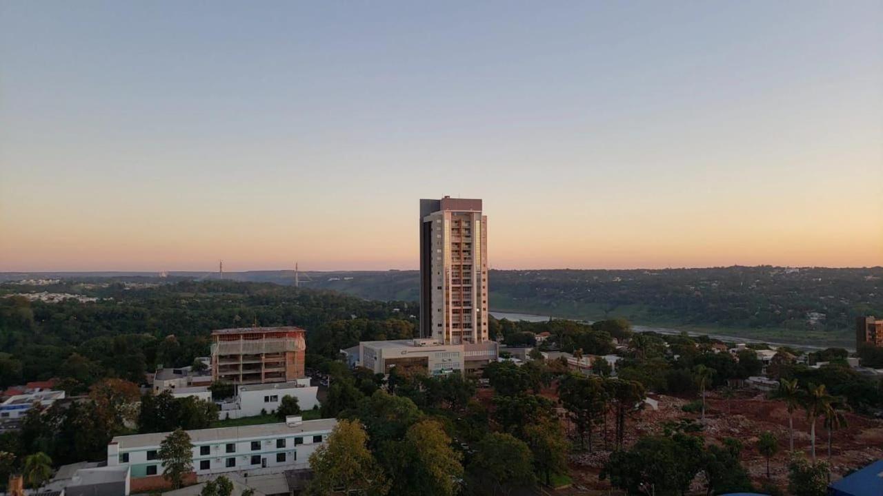 Lindíssimo apt no último andar no CENTRO de FOZ com vista INCRÍVEL Apartamento Foz do Iguaçu Exterior foto